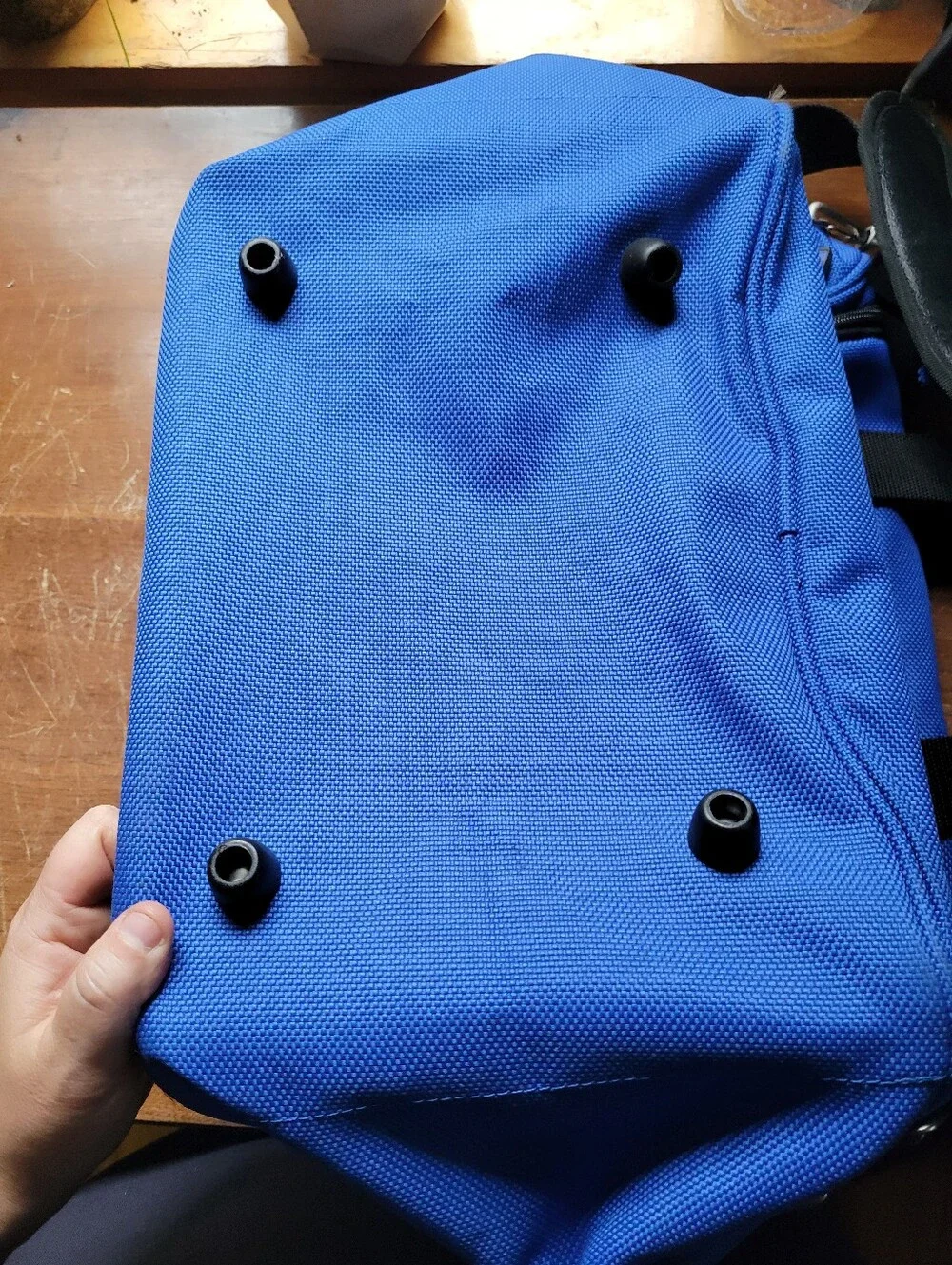 Delsey Carry-On Blue Weekender Travel Overnight Bag Shoulder Strap